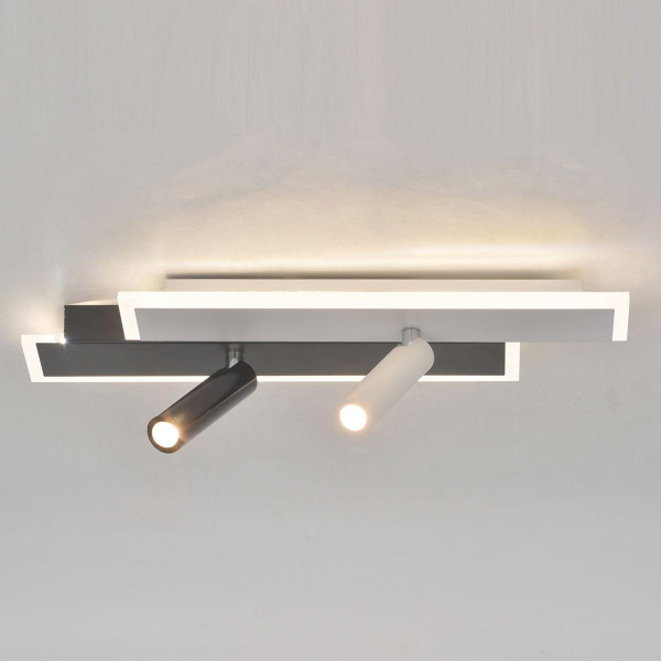 Потолочный светодиодный светильник Escada 20047SMA/01LED WH/BK Потолочный светодиодный светильник Escada 20047SMA/01LED WH/BK
