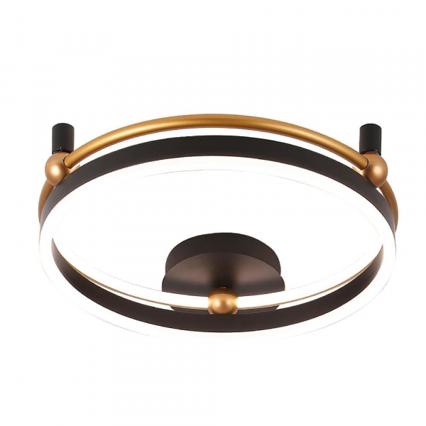 Потолочный светодиодный светильник Crystal Lux Fernando PL48W Led Black/Gold Потолочный светодиодный светильник Crystal Lux Fernando PL48W Led Black/Gold