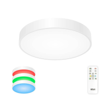 Потолочный светодиодный светильник с пультом ДУ Citilux Купер RGB Белый CL72470G0