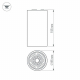 Потолочный светодиодный светильник Arlight SP-Polo-R85-1-15W Warm White 40deg 022951