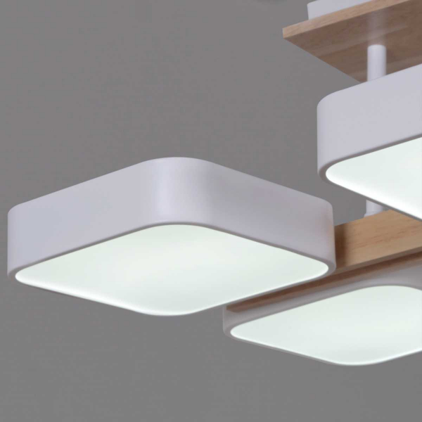 Светильник потолочный Reluce 03359-0.3-06 WH+WOOD Светильник потолочный Reluce 03359-0.3-06 WH+WOOD
