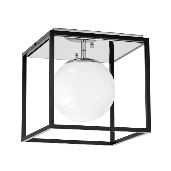 Потолочный светильник Lumina Deco Maldini LDC 8060-1 CHR+BK Потолочный светильник Lumina Deco Maldini LDC 8060-1 CHR+BK
