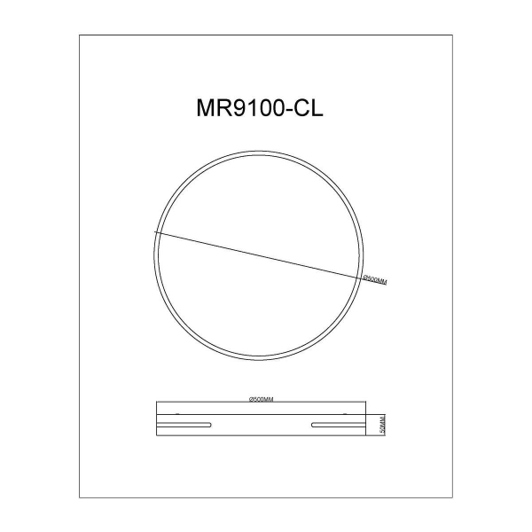 Потолочный светодиодный светильник MyFar Ceiling Oberon MR9100-CL Потолочный светодиодный светильник MyFar Ceiling Oberon MR9100-CL