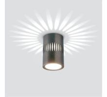 Потолочный светодиодный светильник Elektrostandard DLS026 7W 4200К графит a053601