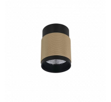 Потолочный светодиодный светильник iLedex Delta 1955-10W-3000K-36 BK+BR