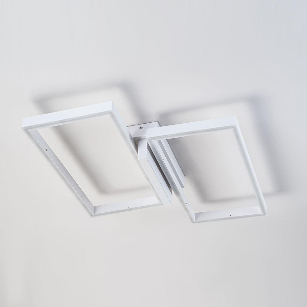 Потолочный светодиодный светильник Escada Scales 10209/2LED White Потолочный светодиодный светильник Escada Scales 10209/2LED White