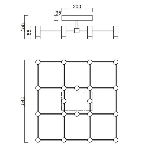 Потолочный светильник Vele Luce Аtmosfera VL7162L16 Потолочный светильник Vele Luce Аtmosfera VL7162L16