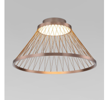 Потолочный светодиодный светильник Eurosvet Cesta 40019/1 LED коричневый