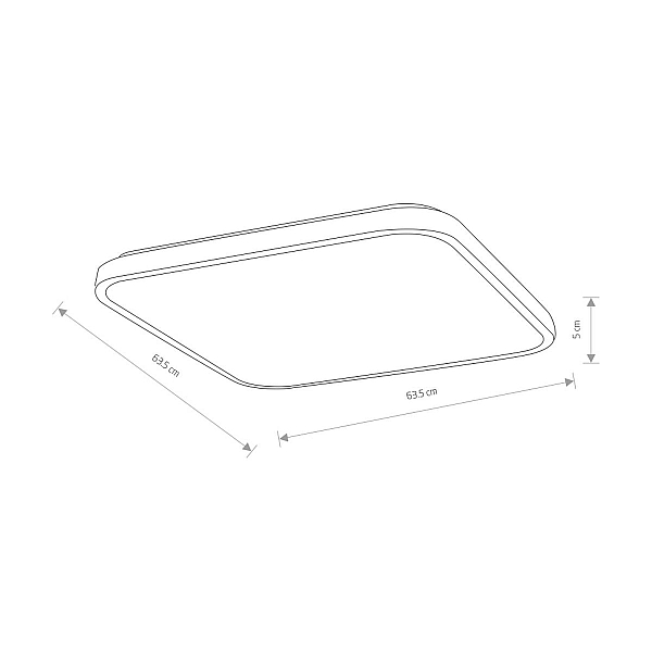 Потолочный cветильник Nowodvorski Agnes Square Led Pro Black 10987