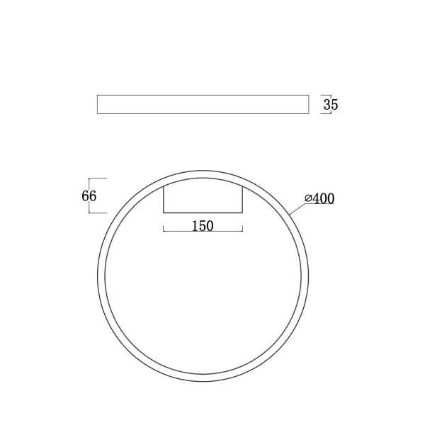 Потолочный светодиодный светильник Maytoni Rim MOD058CL-L25W4K Потолочный светодиодный светильник Maytoni Rim MOD058CL-L25W4K
