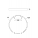 Потолочный светодиодный светильник Maytoni Rim MOD058CL-L25W4K