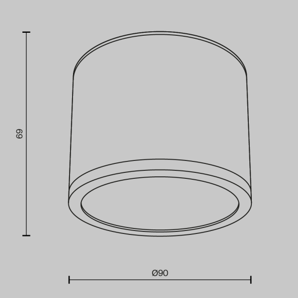 Потолочный светильник Maytoni Technical Rendo C095CL-GX53-W