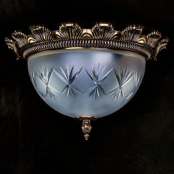 Потолочный светильник Artglass Lea II. Brass Antique Потолочный светильник Artglass Lea II. Brass Antique