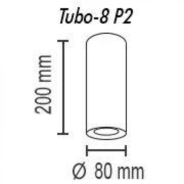 Потолочный светильник TopDecor Tubo8 P2 10 G Потолочный светильник TopDecor Tubo8 P2 10 G