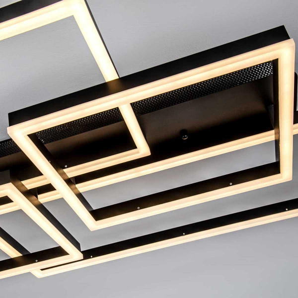 Потолочный cветильник LED4U L11046-4 BK Потолочный cветильник LED4U L11046-4 BK