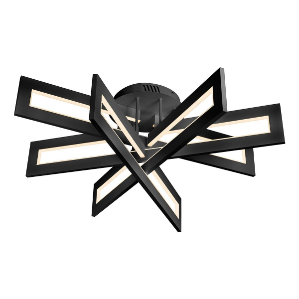 Потолочный светодиодный светильник iLedex Stalker 9082-R800-X 128W BK Потолочный светодиодный светильник iLedex Stalker 9082-R800-X 128W BK
