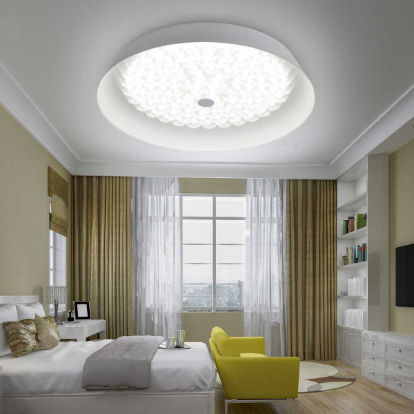 Светильник потолочный светодиодный ЭРА Классик с ДУ SPB-6-80-RC Locus RGB 80Вт RGB 3000-6500 с ДУ Б0053316