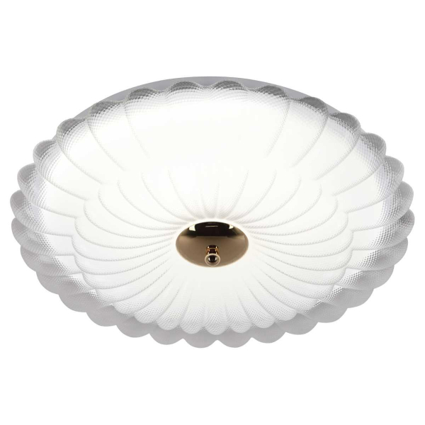 Светильник потолочный светодиодный ЭРА Классик без ДУ SPB-6 Chester 48W-5K WH+GD 5000К белый/золото Б0070191