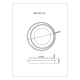Потолочный светодиодный светильник MyFar Ceiling Phoebe MR9150-CL
