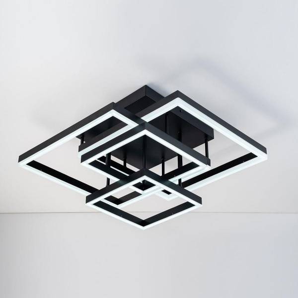 Потолочный светодиодный светильник Escada Union 10229/4LED Black Потолочный светодиодный светильник Escada Union 10229/4LED Black
