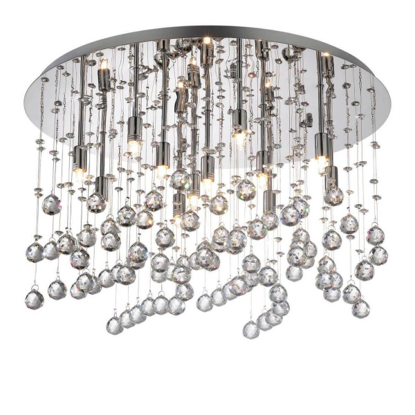 Потолочный светильник Ideal Lux Moonlight PL12 Cromo 077802 Потолочный светильник Ideal Lux Moonlight PL12 Cromo 077802