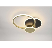 Светильник потолочный светодиодный ЭРА Модерн с ДУ City CLL-1-60-RC BK +GD Б0069756