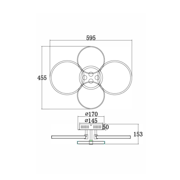 Потолочный светильник Freya FR10018CL-L40W