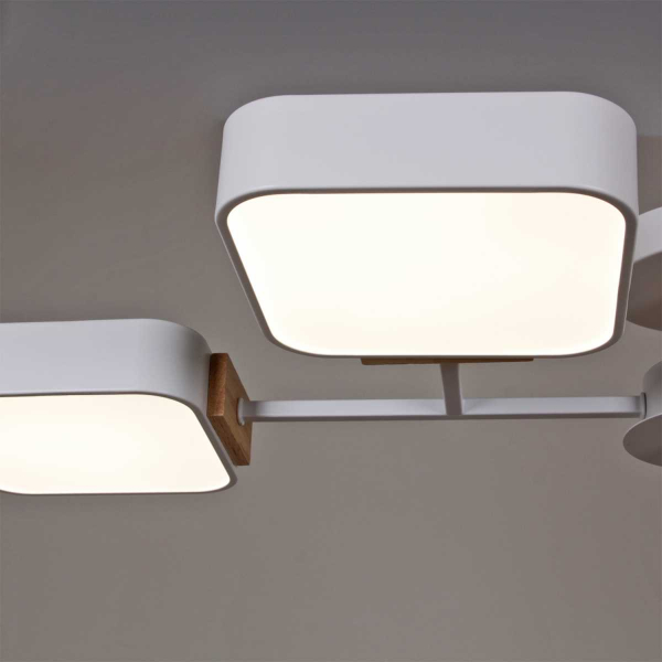 Светильник потолочный Reluce 03363-0.3-04 WH+WOOD Светильник потолочный Reluce 03363-0.3-04 WH+WOOD
