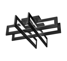 Потолочный светодиодный светильник iLedex Stalker 9082-600*600-X 96W BK