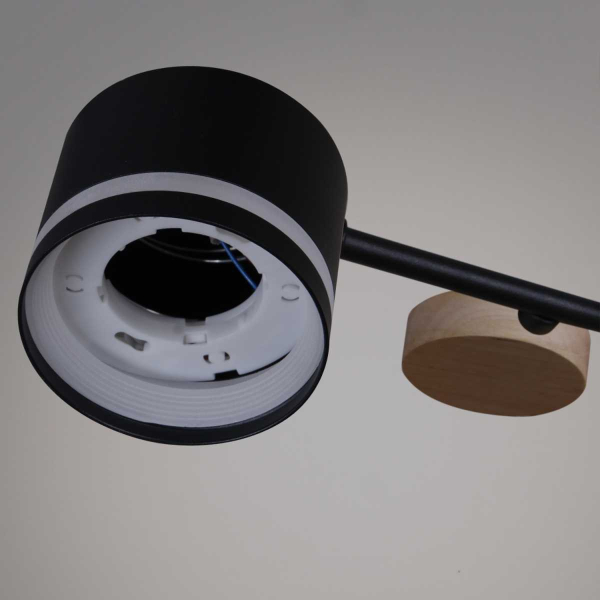 Люстра Reluce 68730-0.3-06 GX53 BK+WOOD