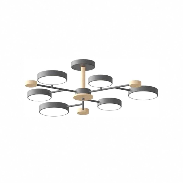 Потолочный cветильник LED4U L3214-750 GR Потолочный cветильник LED4U L3214-750 GR