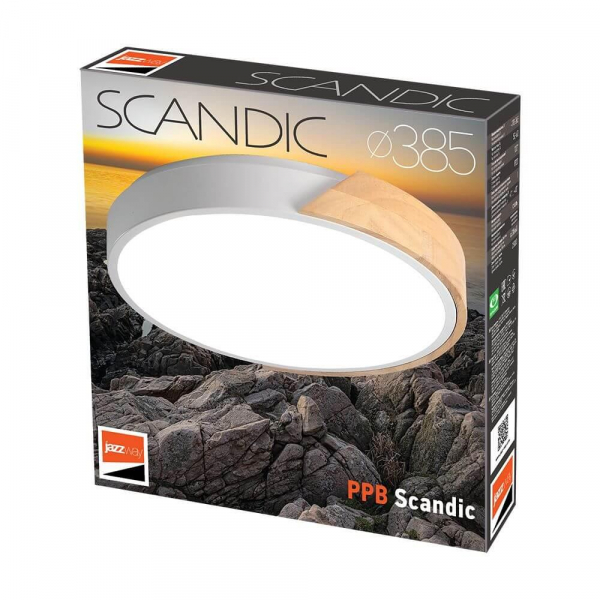 Потолочный светодиодный светильник Jazzway PPB Sсandic-R 5037090 Потолочный светодиодный светильник Jazzway PPB Sсandic-R 5037090