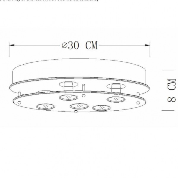 Потолочный светодиодный светильник Lucide Ready-Led 79170/15/11 Потолочный светодиодный светильник Lucide Ready-Led 79170/15/11