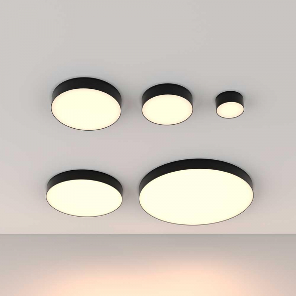 Потолочный светодиодный светильник Maytoni Zon C032CL-90W3K-RD-B Потолочный светодиодный светильник Maytoni Zon C032CL-90W3K-RD-B