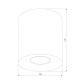 Потолочный светильник TK Lighting 3237 Orion White