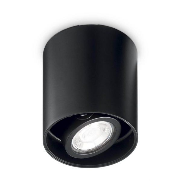 Потолочный светильник Ideal Lux Mood PL1 D09 Round Nero 243924 Потолочный светильник Ideal Lux Mood PL1 D09 Round Nero 243924