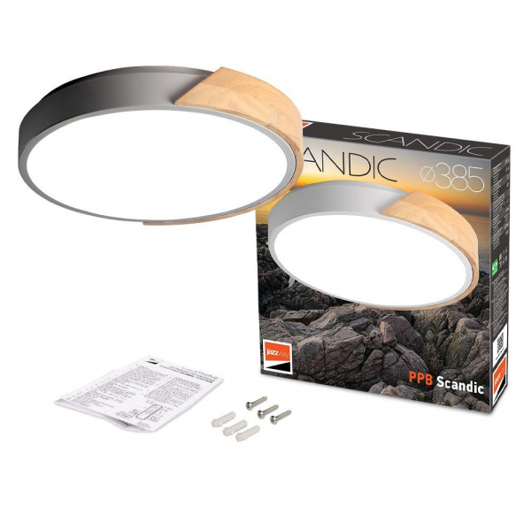 Потолочный светодиодный светильник Jazzway PPB Sсandic-R 5037090 Потолочный светодиодный светильник Jazzway PPB Sсandic-R 5037090