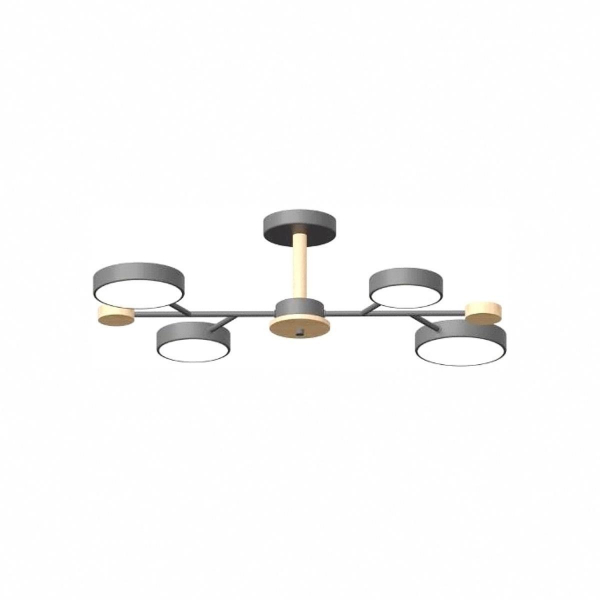 Потолочный cветильник LED4U L3213-670 GR Потолочный cветильник LED4U L3213-670 GR