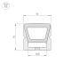 Профиль Arlight WPH-Flex-1616-Top-S11-20m White 041094