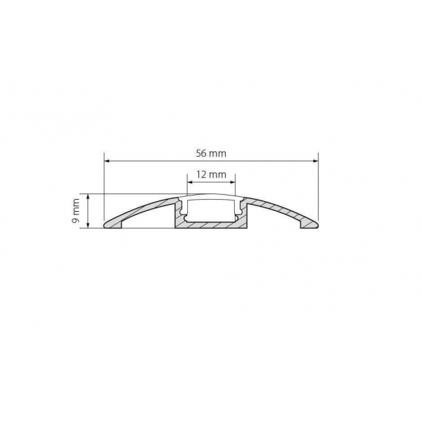 Профиль Arlight ARH-FLAT-2000 ANOD 016149 Профиль Arlight ARH-FLAT-2000 ANOD 016149