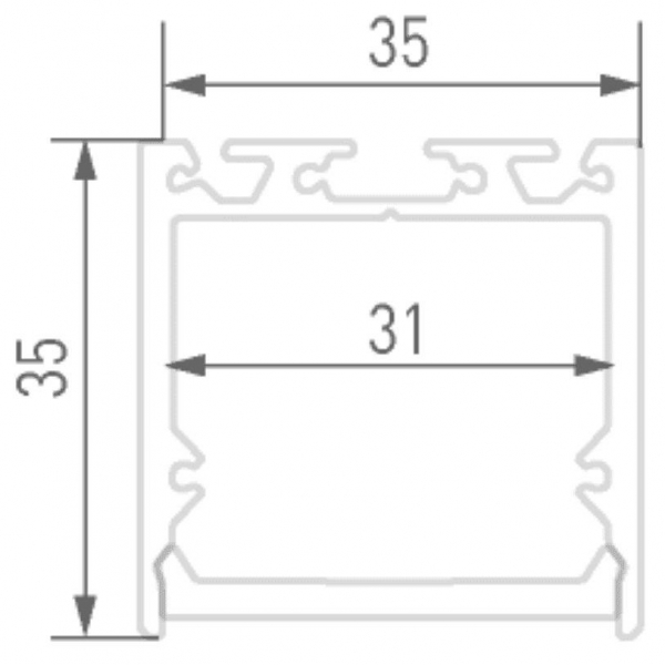 Профиль DesignLed LS.3535 001081 Профиль DesignLed LS.3535 001081
