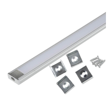 Профиль Uniel UFE-K02 Silver/Frozen 200 Polybag UL-00005027