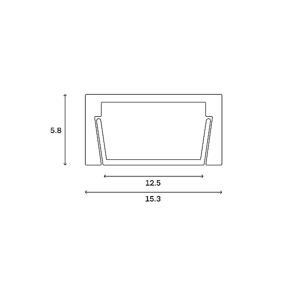 Накладной профиль для светодиодной ленты Hesby Lighting Line HSBL_0196