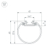 Профиль Arlight Round-D40-2000 Anod 044517