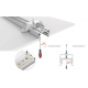 Профиль с рассеивателем Arlight S2-LINIA55-F-2500 ANOD+OPAL 021176