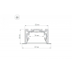 Профиль с рассеивателем Arlight S2-LINIA69-F-2500 ANOD+OPAL 021177