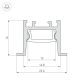 Профиль Arlight SL-Comfort-2316-F-2000 Anod 031768