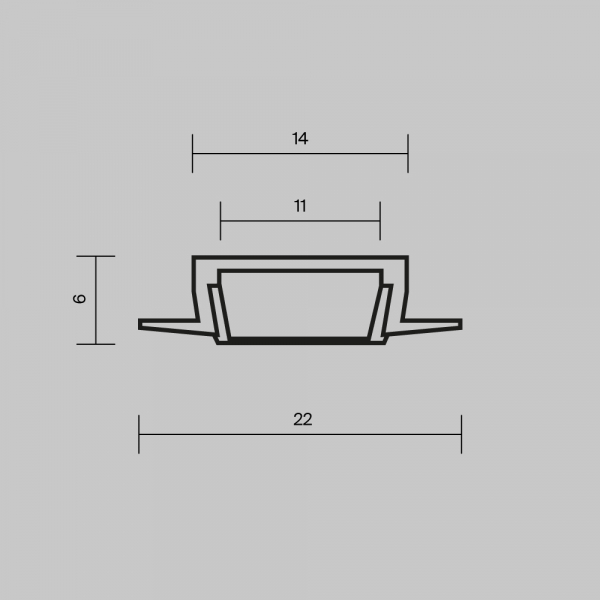 Алюминиевый профиль Maytoni Led Strip 632010 Алюминиевый профиль Maytoni Led Strip 632010