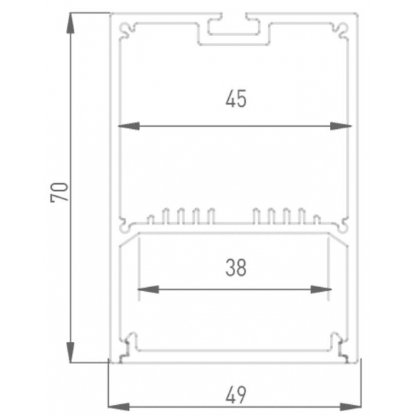 Профиль DesignLed LS.4970 001083 Профиль DesignLed LS.4970 001083