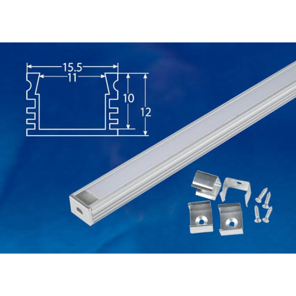 Профиль Uniel UFE-K10 Silver/Frozen 200 Polybag UL-00005029 Профиль Uniel UFE-K10 Silver/Frozen 200 Polybag UL-00005029